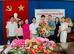 NCS. Nguyễn Tú Huy bảo vệ thành công luận án tiến sĩ ngành Khoa học cây trồng