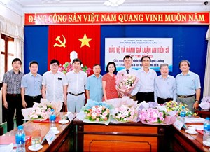 NCS. Nguyễn Mạnh Cường bảo vệ thành công luận án tiến sĩ ngành Ký sinh trùng và vi sinh vật học thú y