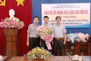 NCS. Nguyễn Xuân Cường bảo vệ thành công luận án tiến sĩ cấp Trường ngành Khoa học cây trồng