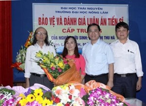 NCS. Đặng Thị Thu Hà bảo vệ thành công luận án tiến sĩ ngành Lâm sinh