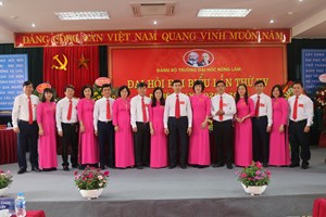 Ban chấp hành Đảng bộ Trường Đại học Nông Lâm Thái Nguyên nhiệm kỳ 2020 - 2025