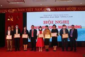 Hội nghị CBVC Trường Đại học Nông Lâm Thái Nguyên năm 2021