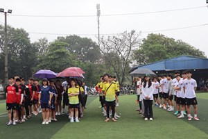 Bế mạc giải bóng đá sinh viên năm 2023 Trường Đại học Nông Lâm - Đại học Thái Nguyên