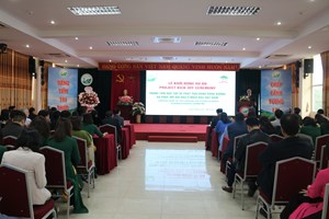 Lễ Khởi động dự án  “Trung tâm học tập về phát thải ròng bằng không và phục hồi khí hậu ở miền Bắc Việt Nam” 