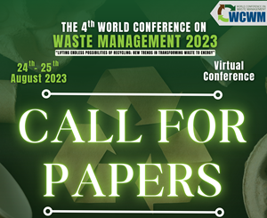 Thông báo Hội thảo Thế giới lần thứ 4 về Quản lý chất thải (WCWM 2023) 24-25/08/2023