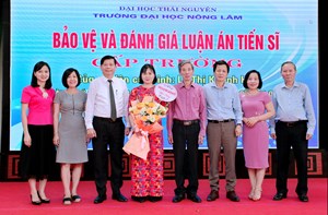 NCS Lê Thị Khánh Hòa bảo vệ thành công luận án tiến sĩ ngành Ký sinh trùng và Vi sinh vật học thú y