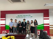 Đoàn công tác Công ty Cổ phần YDN Holdings, Nhật Bản thăm và làm việc với trường Đại học Nông Lâm