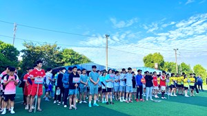 Khai mạc Giải bóng đá "Chào tân sinh viên K54, K53 trường Đại học Nông Lâm Thái Nguyên"
