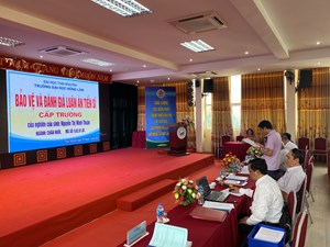 NCS. Nguyễn Thị Minh Thuận bảo vệ thành công luận án tiến sĩ cấp Trường ngành Chăn nuôi
