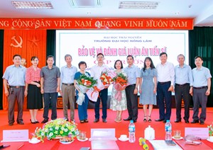 NCS. Nguyễn Văn Tuyên bảo vệ thành công luận án Tiến sĩ cấp Trường ngành Ký sinh trùng và Vi sinh vật học Thú y