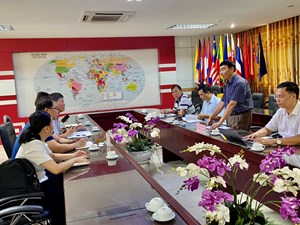 Đoàn công tác của Học viện Nông nghiệp Quảng Tây, Trung Quốc thăm và làm việc tại trường Đại học Nông Lâm Thái Nguyên