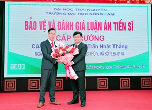 NCS Trần Nhật Thắng bảo vệ thành công luận án tiến sĩ ngành Ký sinh trùng và Vi sinh vật học thú y