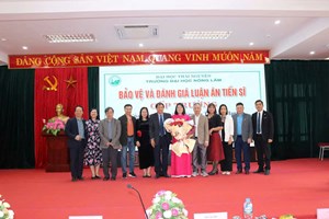 NCS. Nguyễn Thị Bích Hạnh bảo vệ thành công luận án Tiến sĩ cấp Trường ngành Khoa học Môi Trường