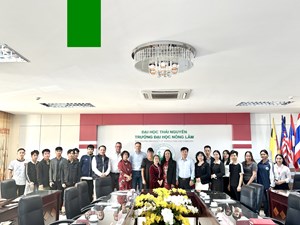 Công ty CP Ba Cây Sồi và Doanh nghiệp LB Đức đến thăm Trường Đại học Nông Lâm – Đại học Thái Nguyên