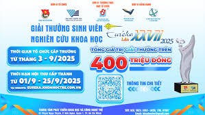 Công bố kết quả vòng bán kết Giải thưởng Eureka lần thứ 27 năm 2025