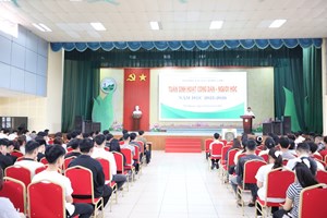 Tuần sinh hoạt công dân - Khởi đầu ý nghĩa cho tân sinh viên khóa mới