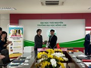 Đoàn công tác trường Đại học Kyungbok, Hàn Quốc thăm và làm việc với Trường Đại học Nông Lâm