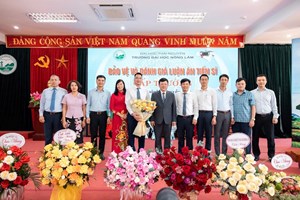 NCS. Nguyễn Duy Lâm bảo vệ thành công luận án Tiến sĩ cấp Trường ngành Quản lý đất đai