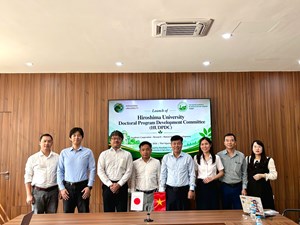 Trường Đại học Nông Lâm làm việc với Đoàn công tác Đại học Hiroshima (Nhật Bản): Mở rộng hợp tác đào tạo và triển khai các dự án tiềm năng