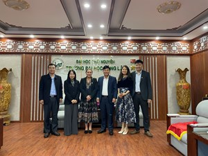 Trường Đại học Nông Lâm đón tiếp và thảo luận hợp tác với Đại sứ quán Phần Lan tại Việt Nam
