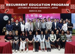 Học tập toàn cầu trong hành động: TUAF Trường Đại học Nông Lâm tổ chức chuỗi bài giảng từ Trường Đại học Kyushu (Nhật Bản) 