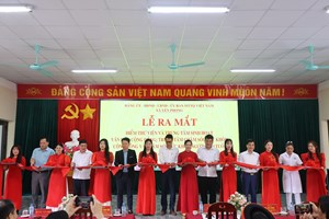 Lễ ra mắt mô hình thư viện và trung tâm sinh hoạt văn hóa cộng đồng tại xã Yên Phong tỉnh Thái Nguyên