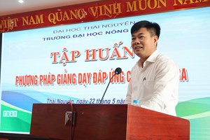 Tập huấn phương pháp giảng dạy đáp ứng chuẩn đầu ra
