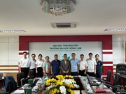 Trường Đại học Nông Lâm Thái Nguyên đón tiếp và làm việc với TS. Diệp Thế Tài, Đại học Surrey (Vương quốc Anh)