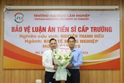 Nghiên cứu sinh Nguyễn Thanh Hiếu bảo vệ thành công luận án tiến sĩ cấp Trường ngành Kinh tế nông nghiệp