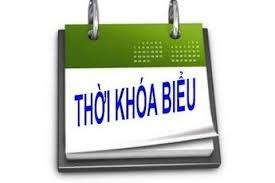 Thời khóa biểu học kỳ I khóa 33  năm học 2026-2027