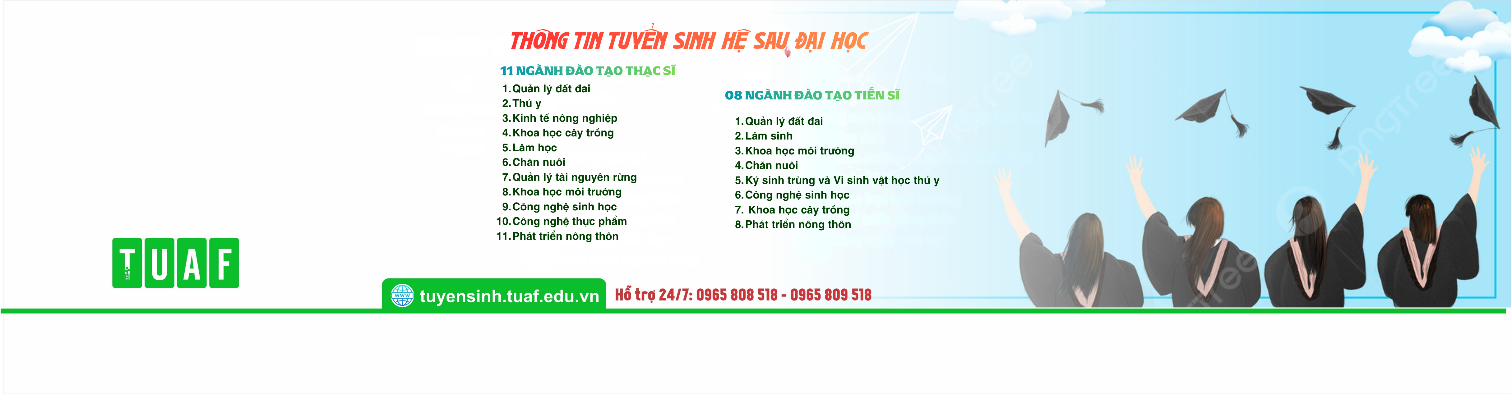 Tuyến sinh thạc sĩ