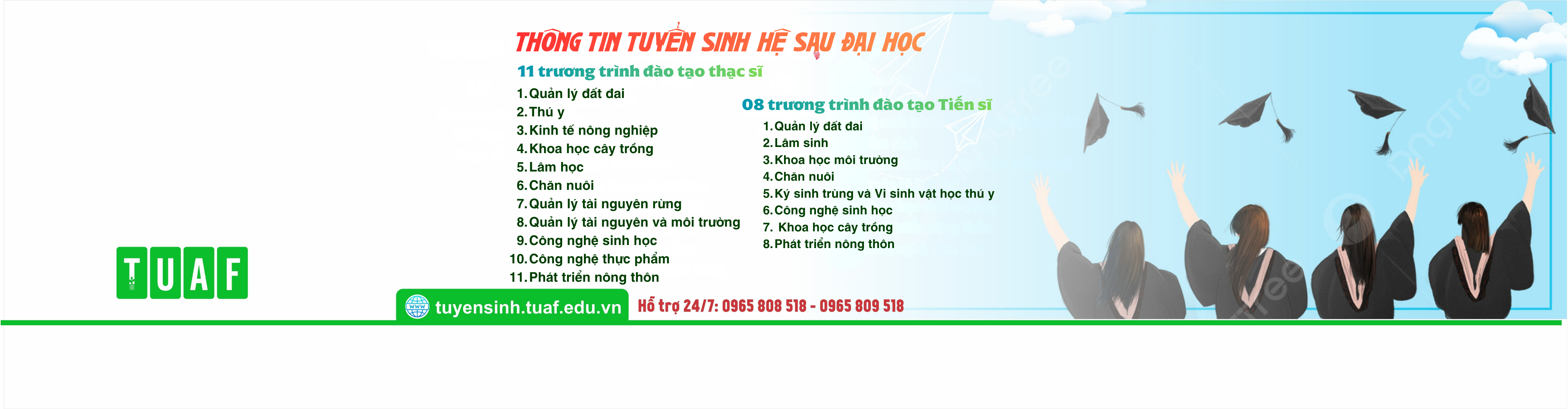 Tuyến sinh thạc sĩ